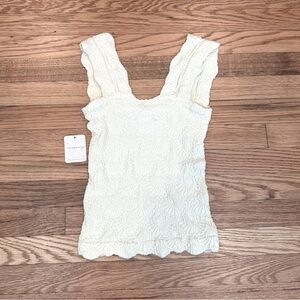 FREE PEOPLE Love Letter Womens Cami - XS/S - ivory